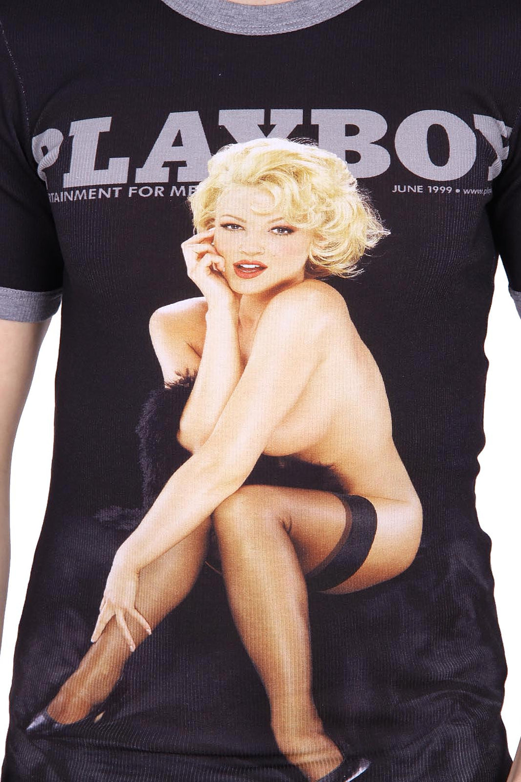 Camiseta Dolce & Gabbana Playboy de manga corta para hombre G8EQ5T G7CEB S9000