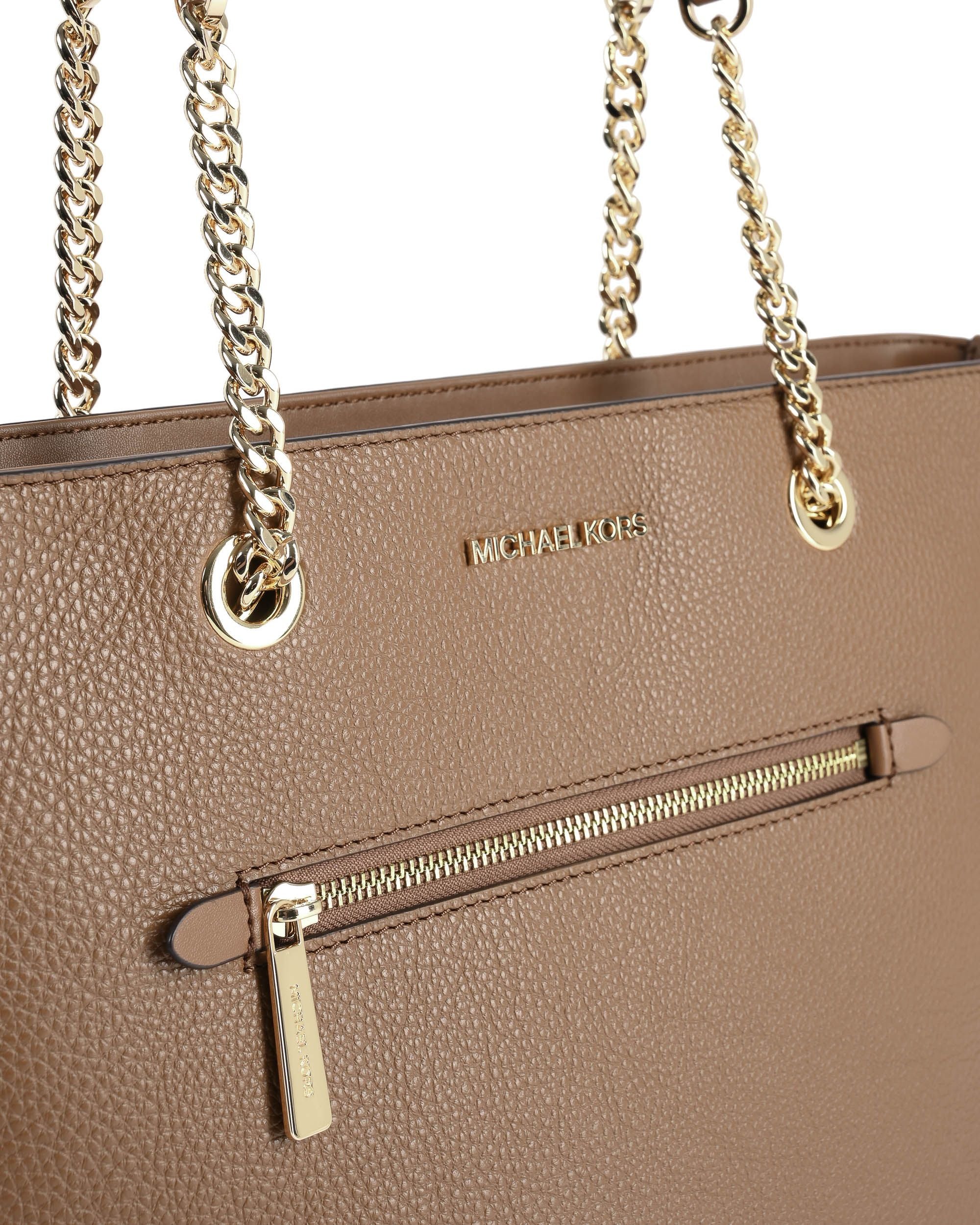 Michael Kors Bolso tote mediano con cadena y cremallera delantera 35F2GTTT2L EQUIPAJE