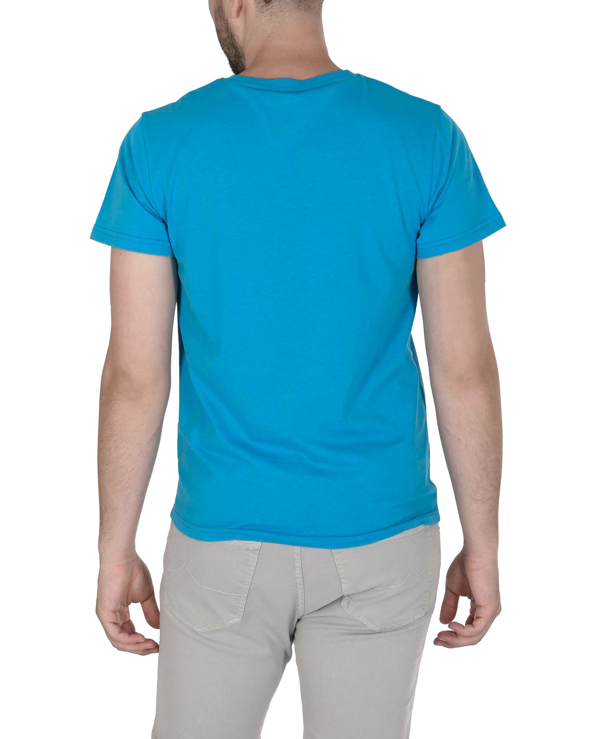 19V69 Italia Mens T-Shirt VSC1MTS01 AZURE