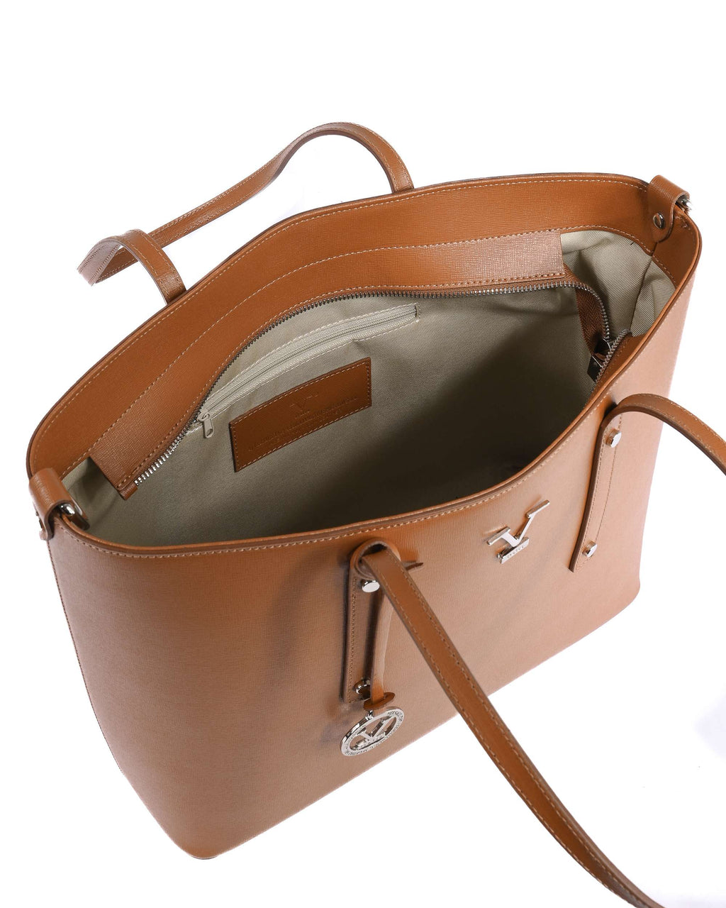 Bolso Mujer V Italia CB1070 SAFFIANO CUOIO
