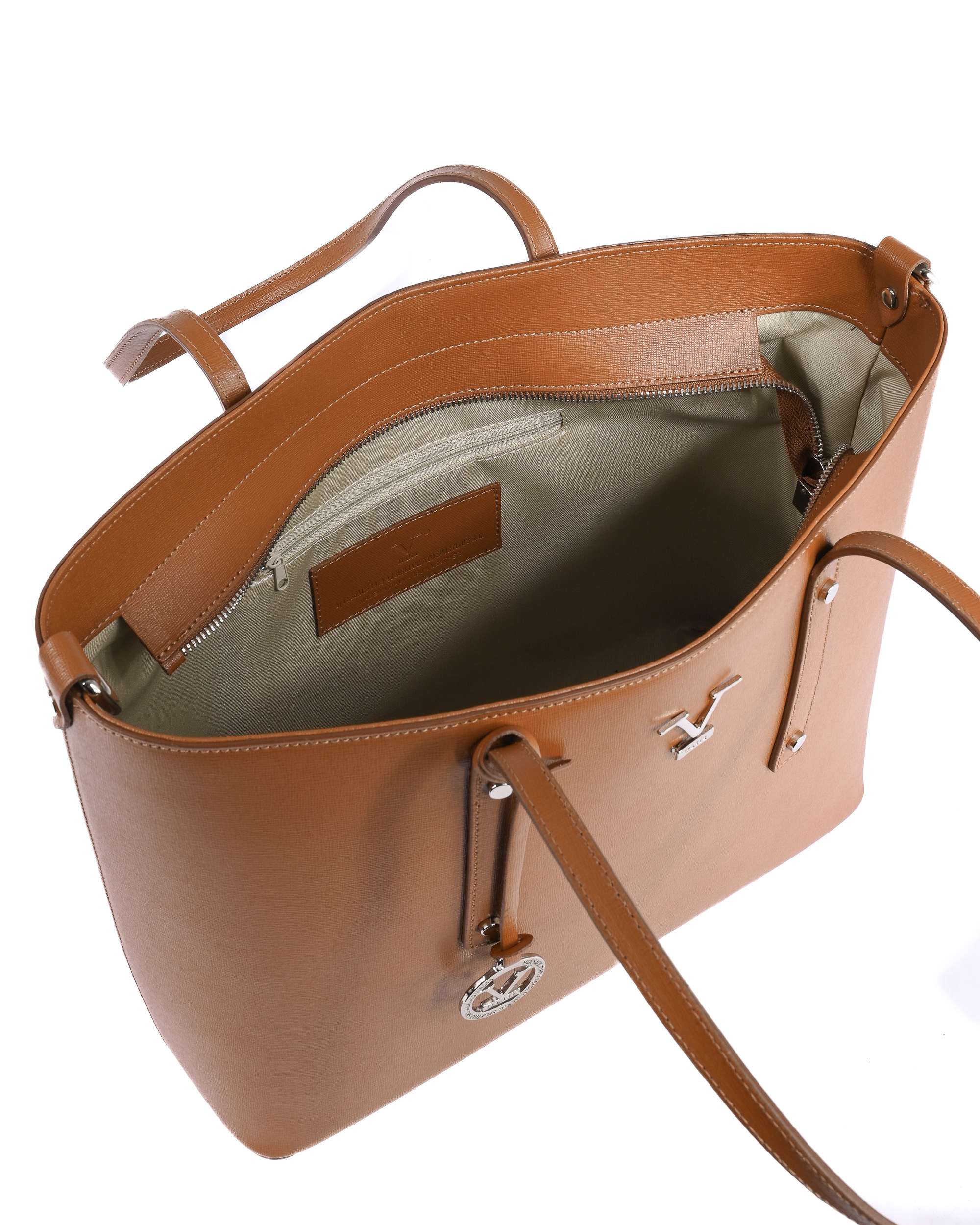 Bolso Mujer V Italia CB1070 SAFFIANO CUOIO