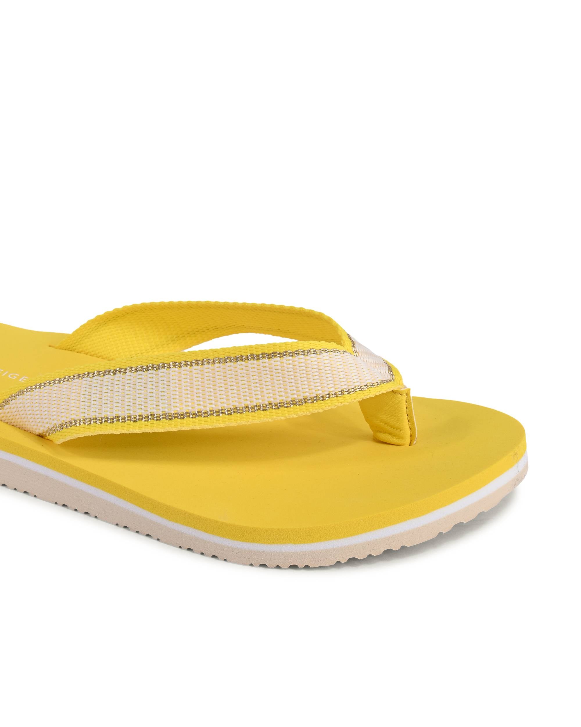Tommy Hilfiger Womens Flip Flop Yellow FW0FW07262ZGS