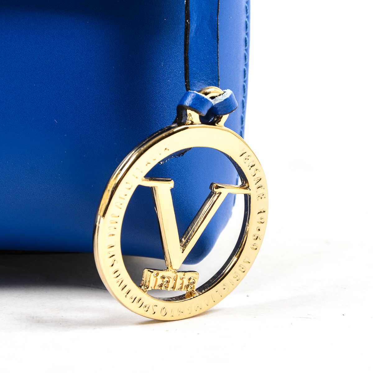 V 1969 Italia Womens Handbag Blue LAOS