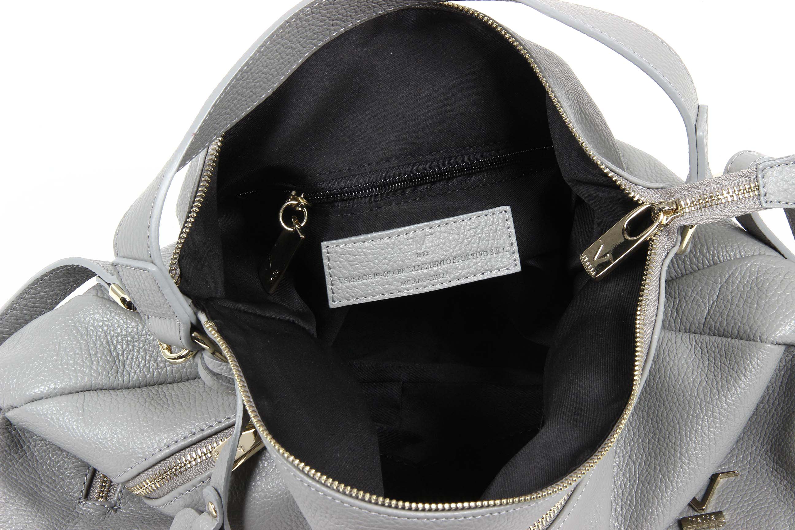 V 1969 Italia Bolso de mano de mujer V010 ALCE DOLLARO GRIGIO