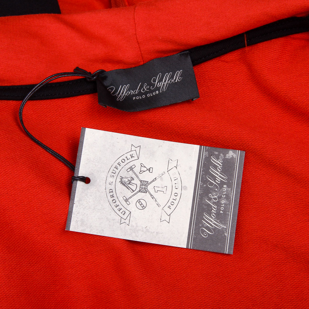 Sudadera con capucha y cremallera de manga larga para hombre del Ufford & Suffolk Polo Club