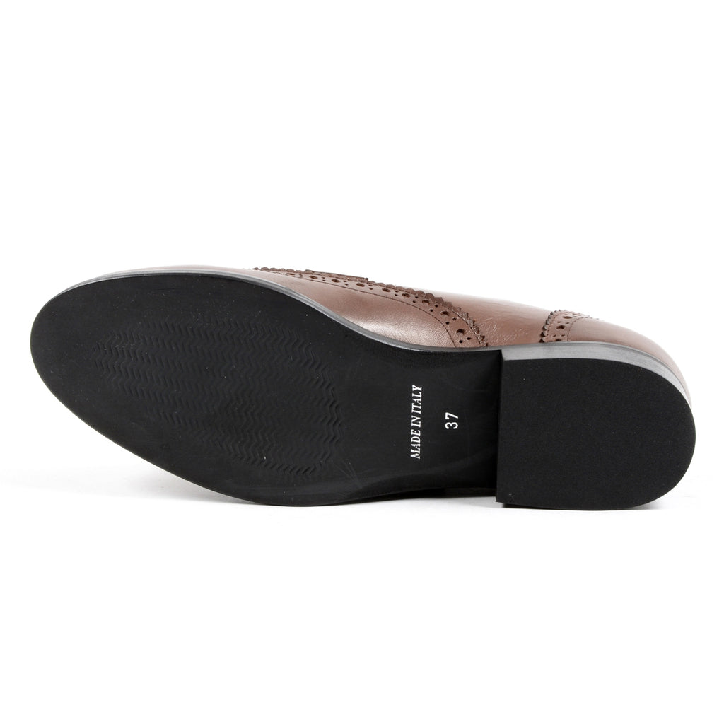 V 1969 Italia - Zapato con cordones para mujer, color marrón, SULLY