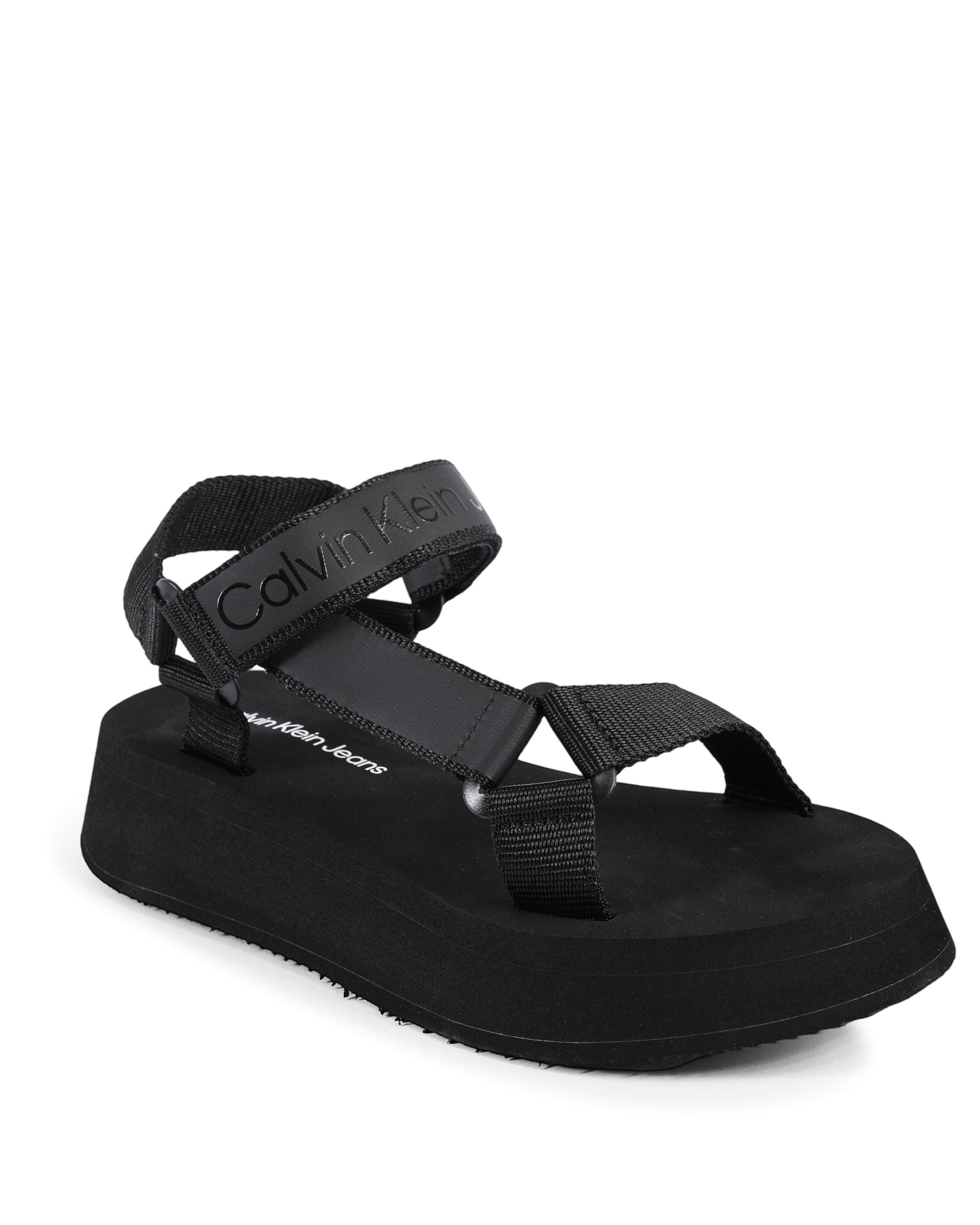 Sandalias Calvin Klein para mujer negras YW0YW01353BEH