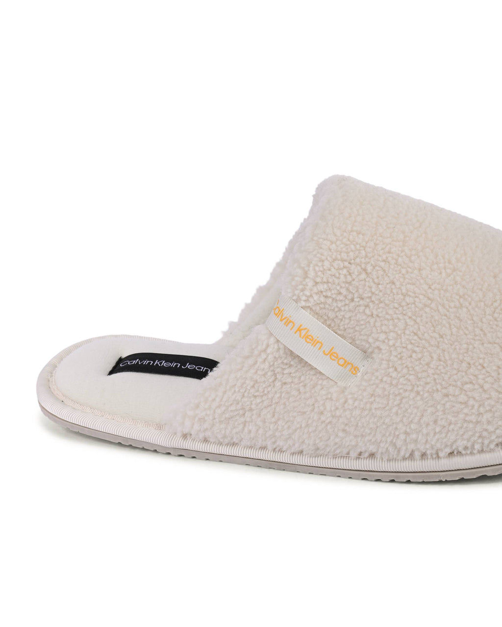 Pantuflas Calvin Klein para mujer blancas YW0YW011480K7