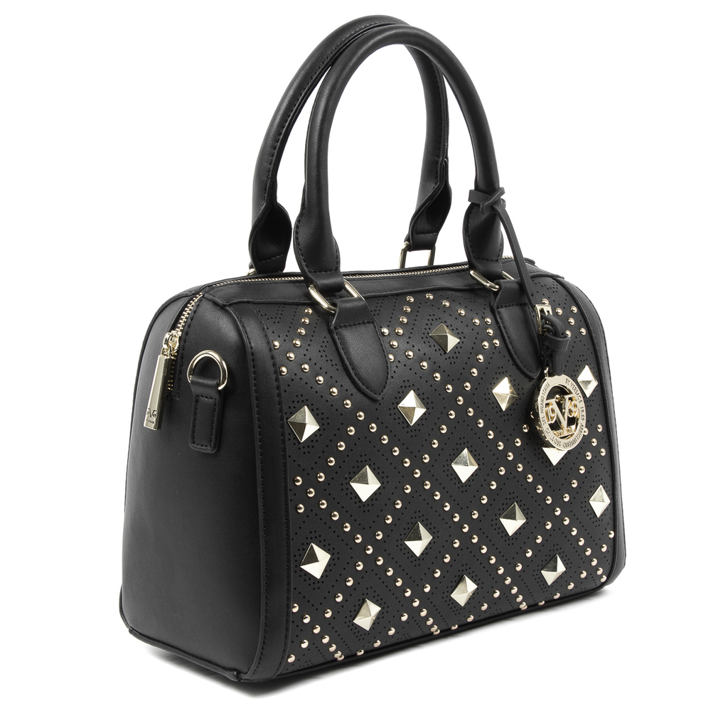 Bolso de mano para mujer V 1969 Italia negro CLAIRE