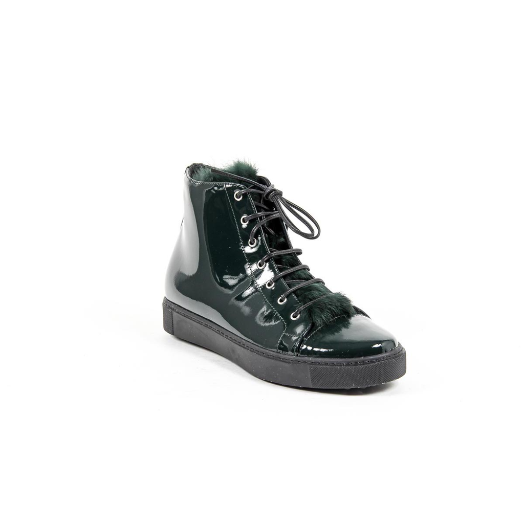 V 1969 Italia Zapatilla alta para mujer 312070 VERNICE VERDE