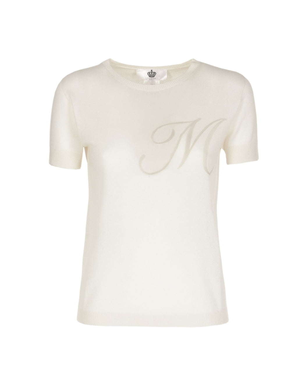 Dee Ocleppo Short Sleeve ART 003 IVORY LETTER M