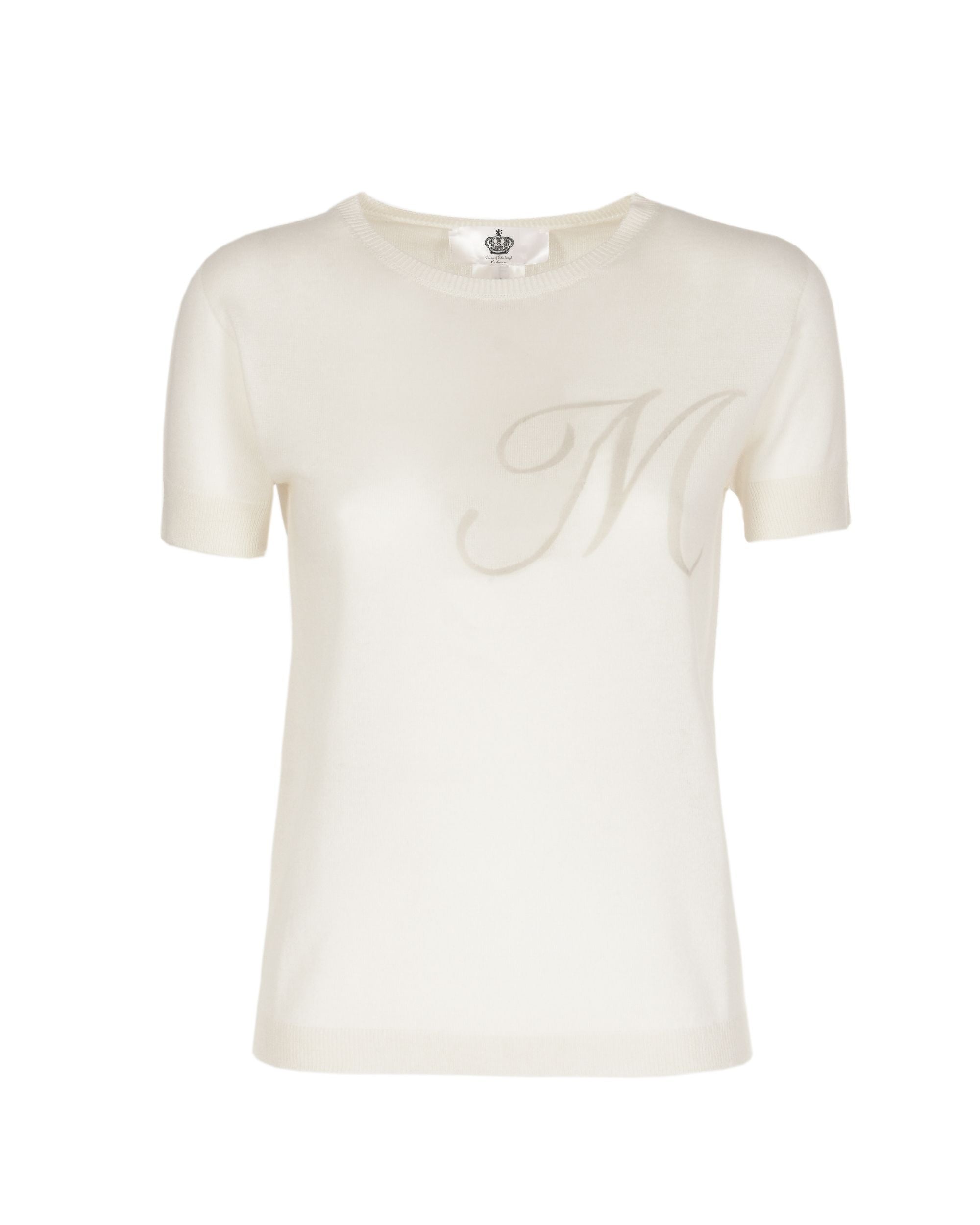 Dee Ocleppo Short Sleeve ART 003 IVORY LETTER M