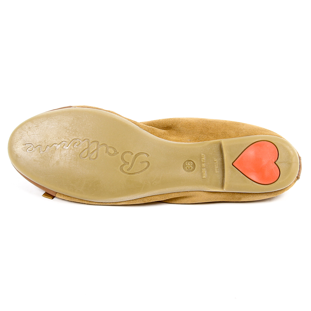 V 1969 Italia Womens Soft Ballerina Brown PAMELA