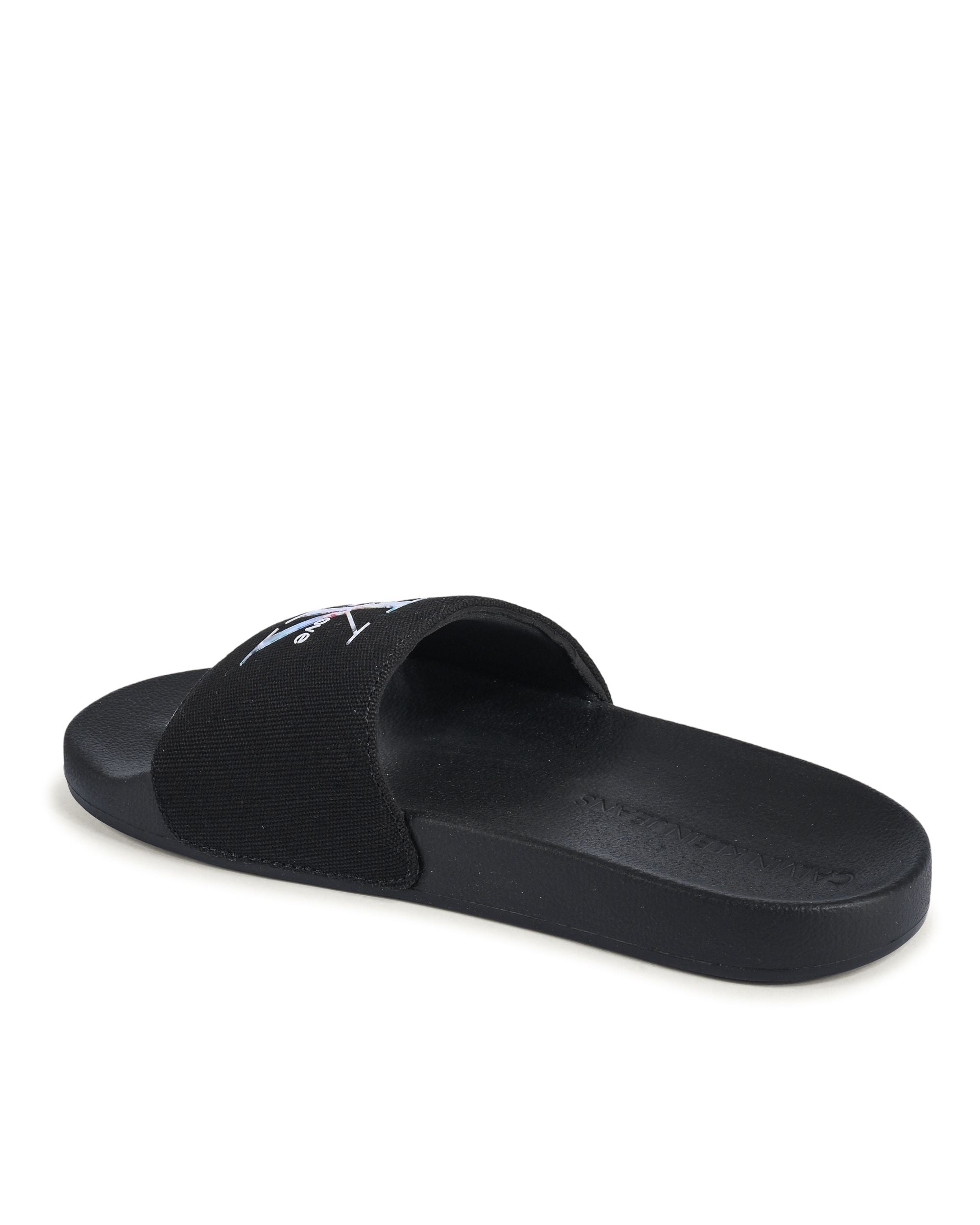 Chanclas Calvin Klein para mujer negras YW0YW00849BDS