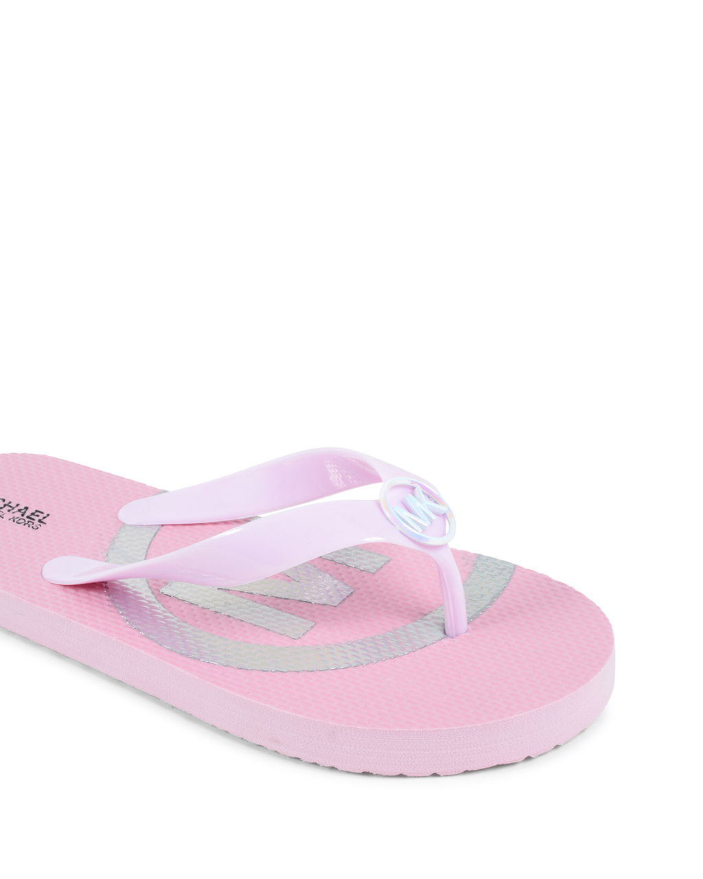 Chanclas Michael Kors para niña en color rosa ZIA ENDINE ROSA PLATA
