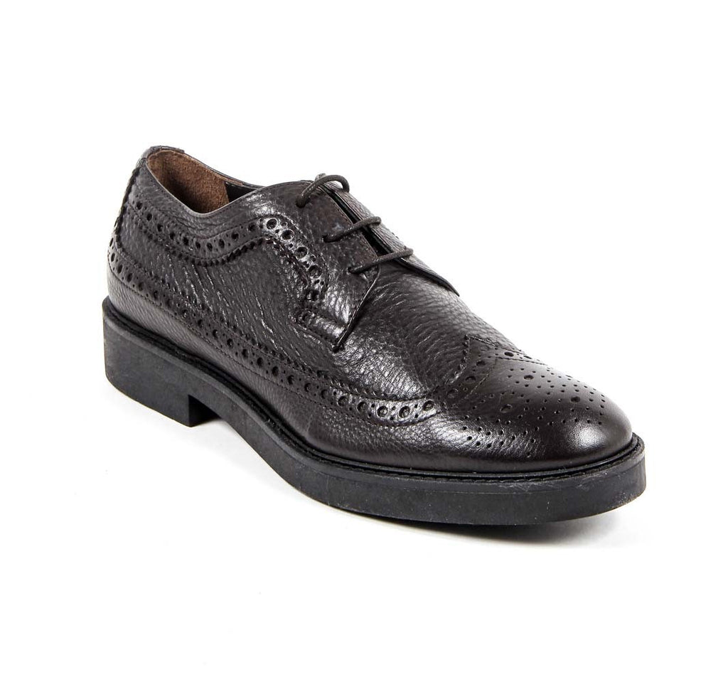 V 1969 Italia Zapato Brogue para Mujer B1670 CERVO T. MORO