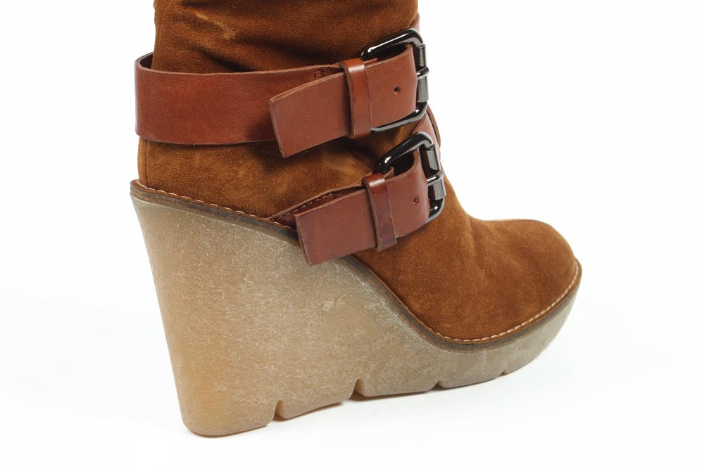 Bota corta para mujer Sebastian Milano S3946 VELOUR LUX (Sonia) 401 MIELE