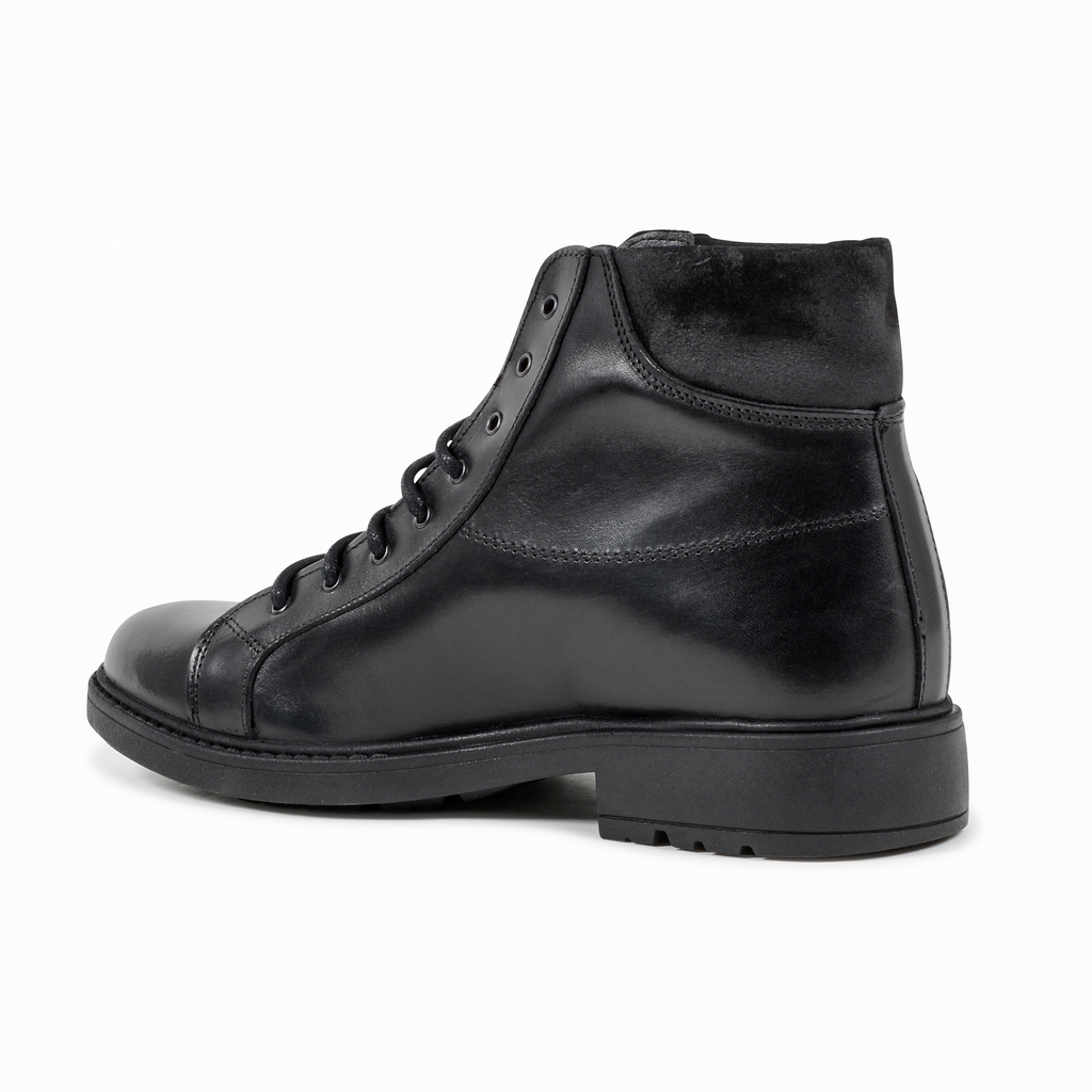 19V69 Italia Botín Hombre Negro 2647 VITELLO NERO