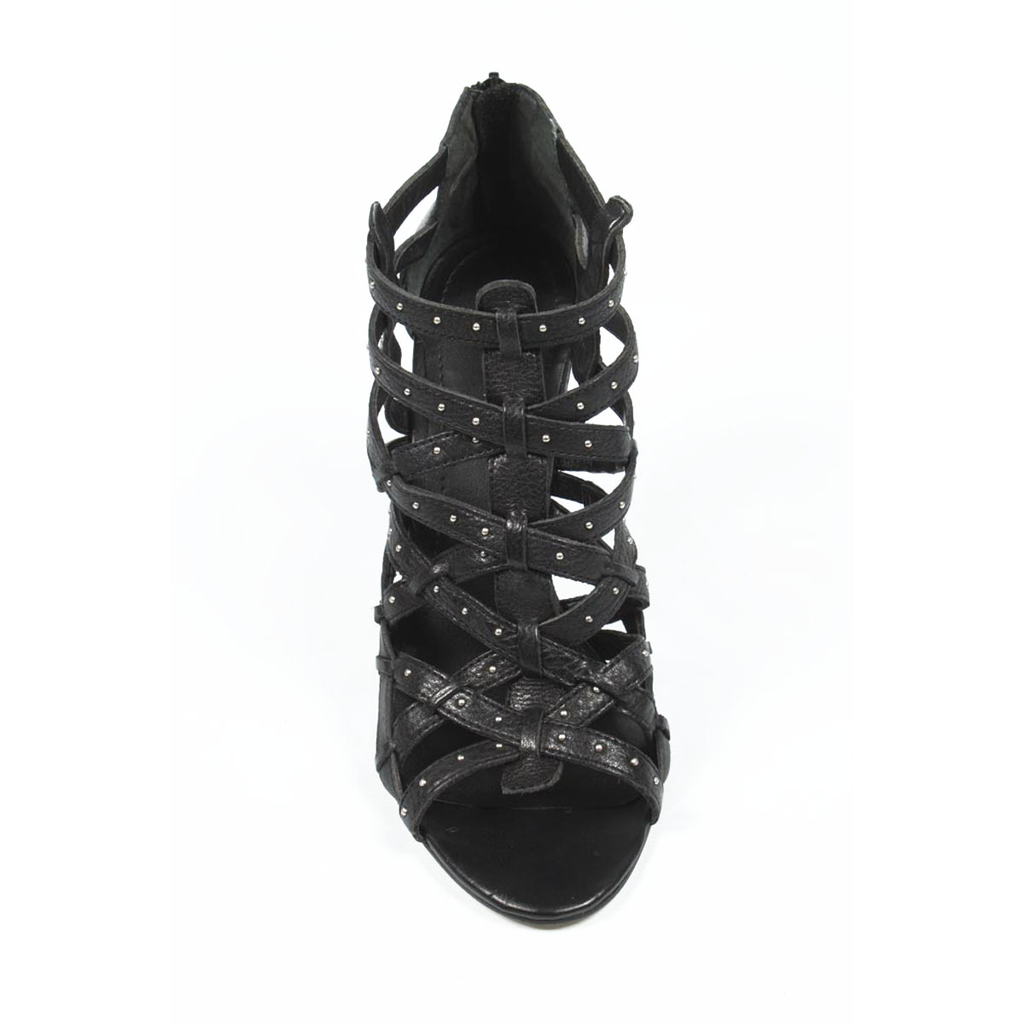 Sandalias Nine West para mujer con cortes NWKENTARO NEGRO