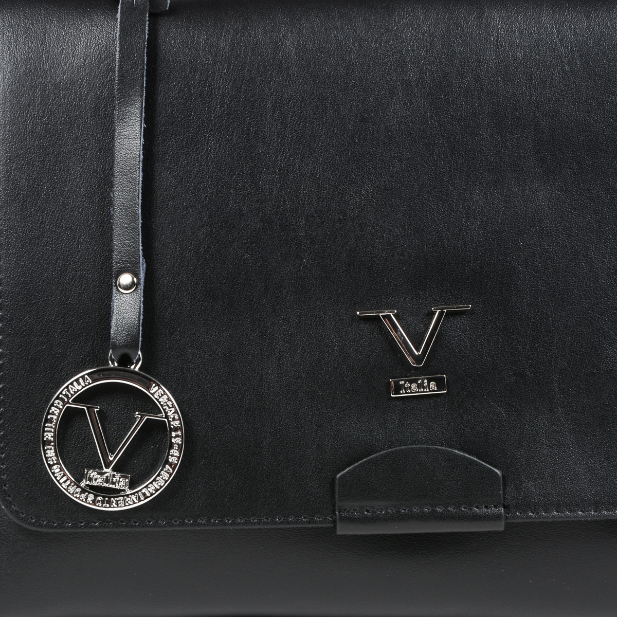 Bolso de mano para mujer V 1969 Italia Negro SIMONA