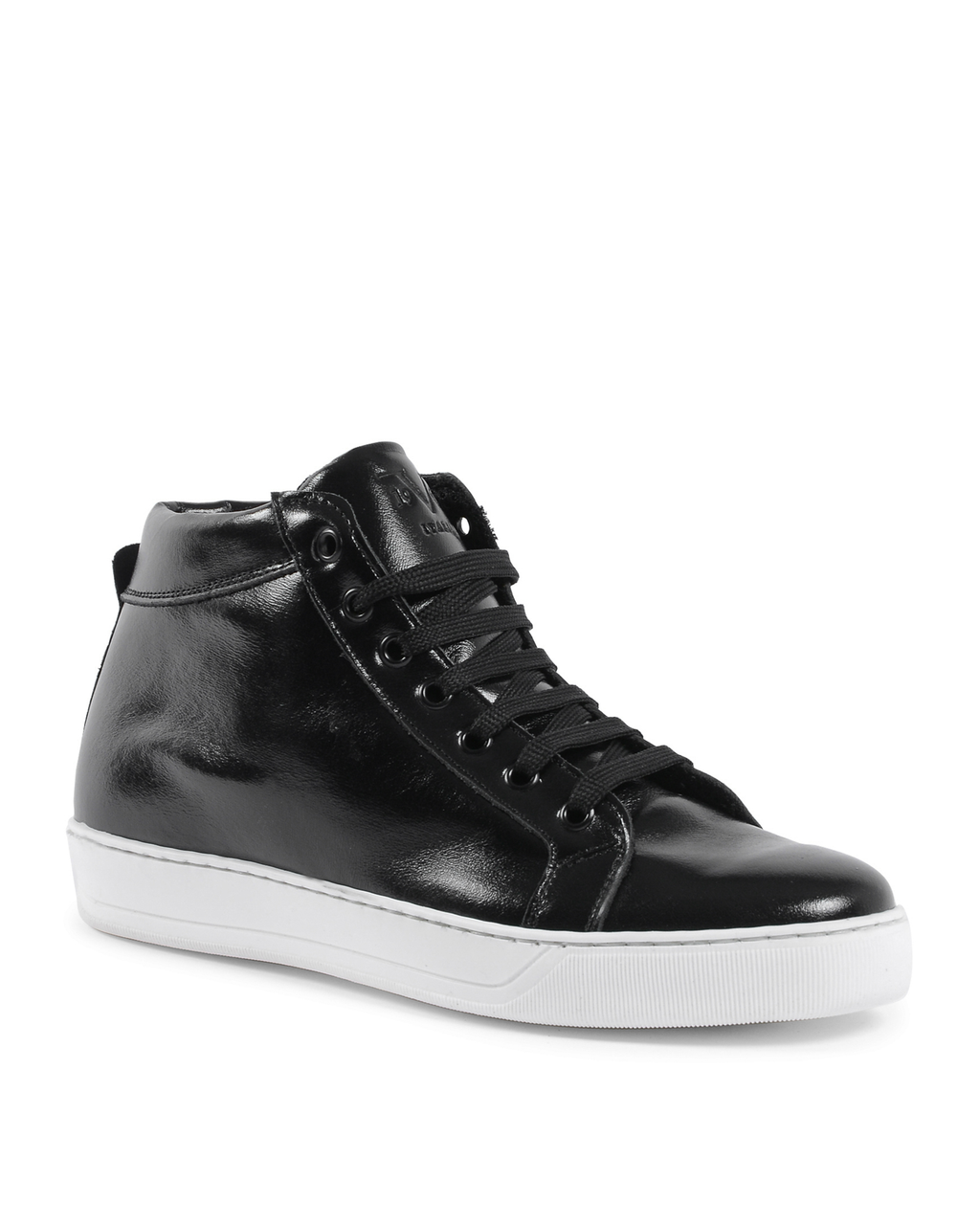 19V69 Italia Mens Sneaker Black White 2130 VITELLO NERO BIANCO