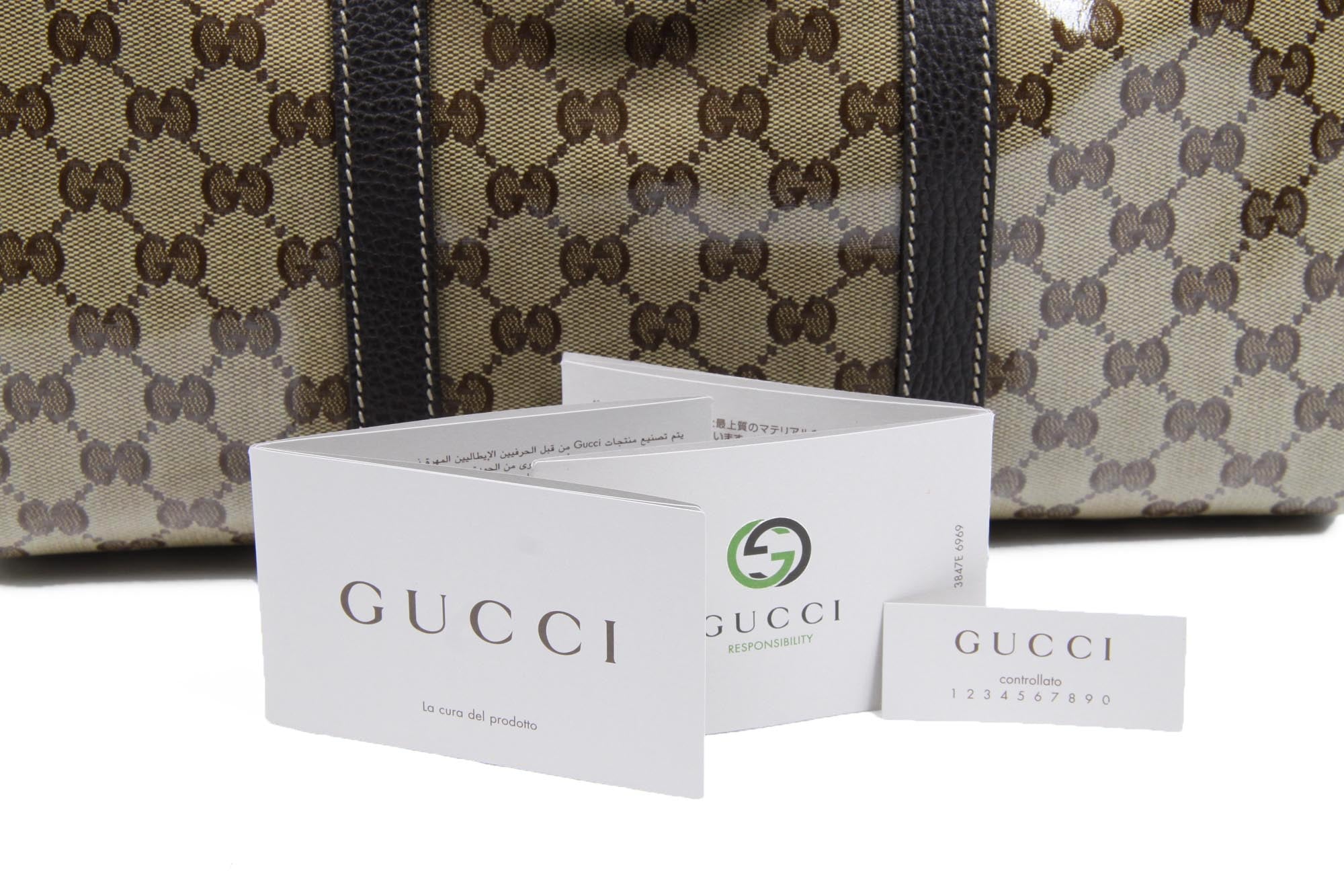 Bolso Boston Gucci con asas GG Guccissima 265697 493075