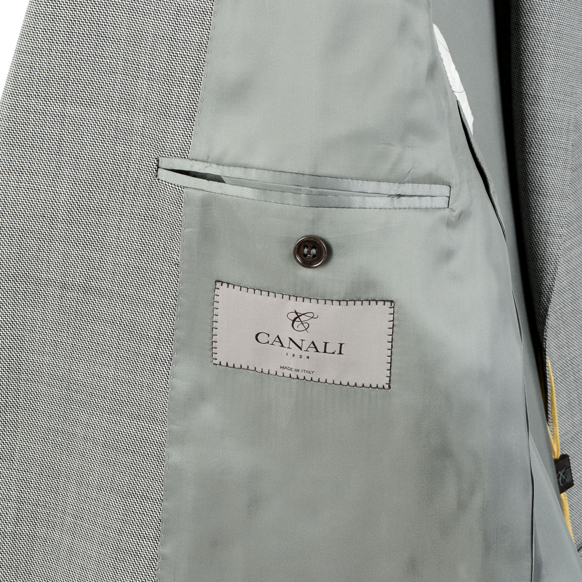 Canali Mens Suit Long Sleeves Grey