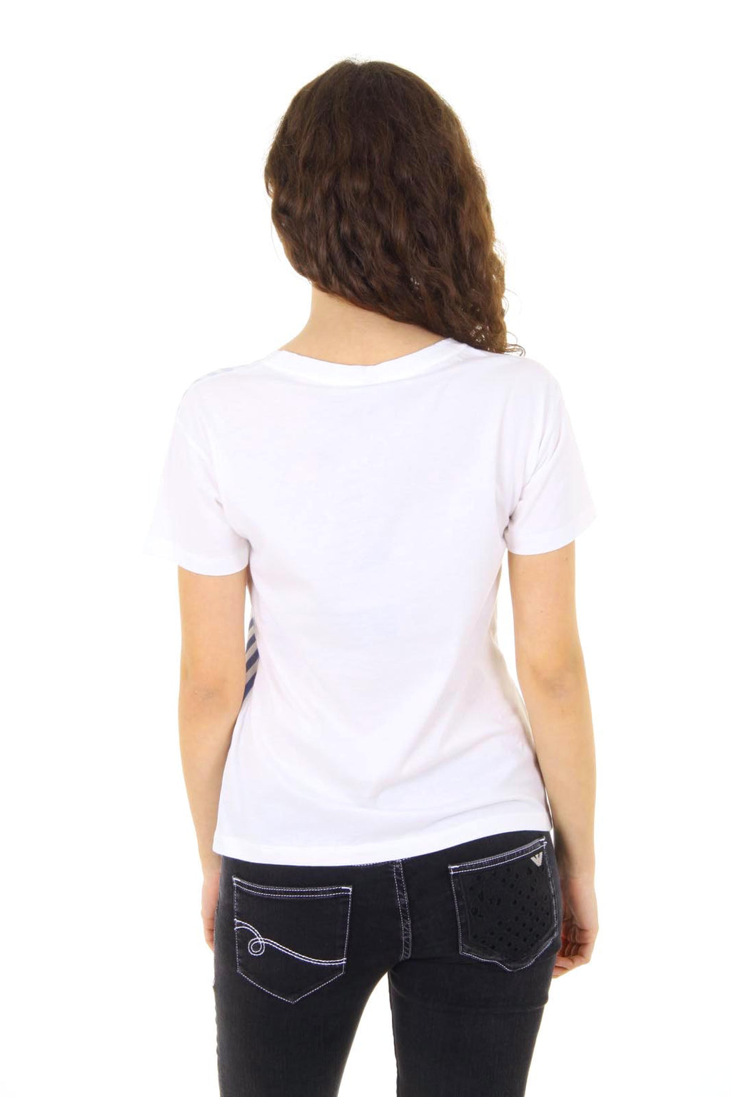 Camiseta de manga corta para mujer Emporio Armani AGH60 AX 1D
