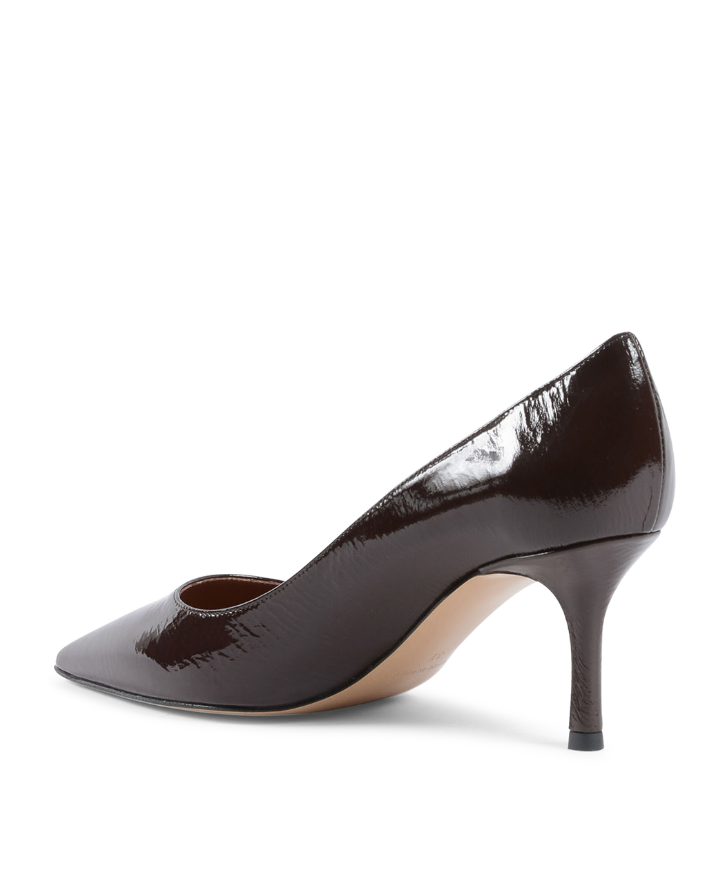 19V69 Italia Womens Pump Dark Brown INES65 DARK BROWN PATENT