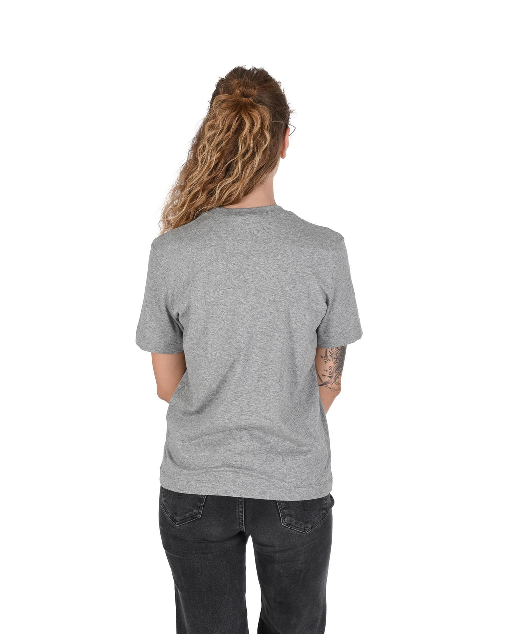 Camiseta de mujer Love Moschino W 4 H06 33 M 3876 B499 MEL.GRIS MEDIO