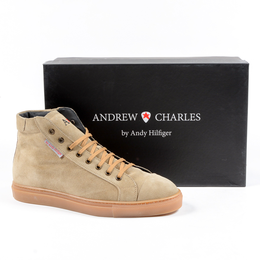 Andrew Charles Mens Sneaker Beige TED