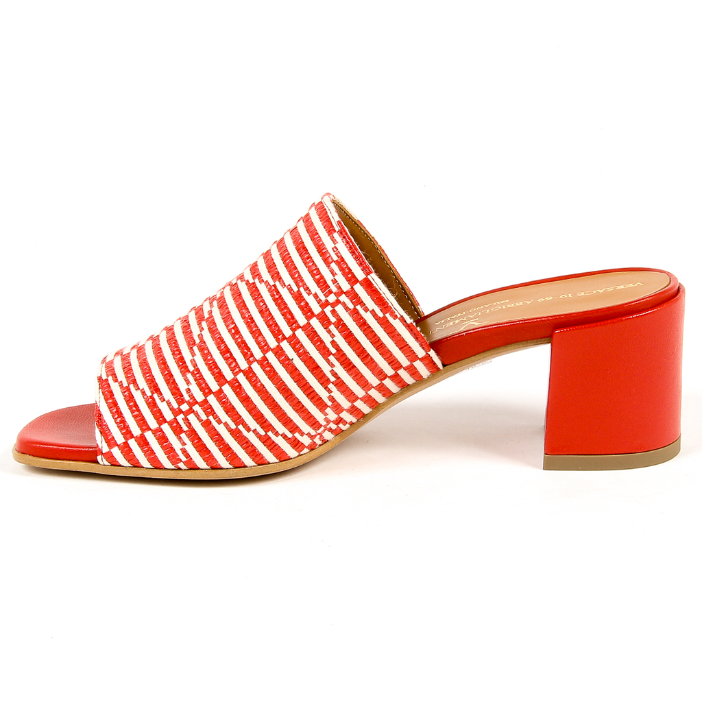 Sandalia V 1969 Italia para mujer roja FLORENCIA