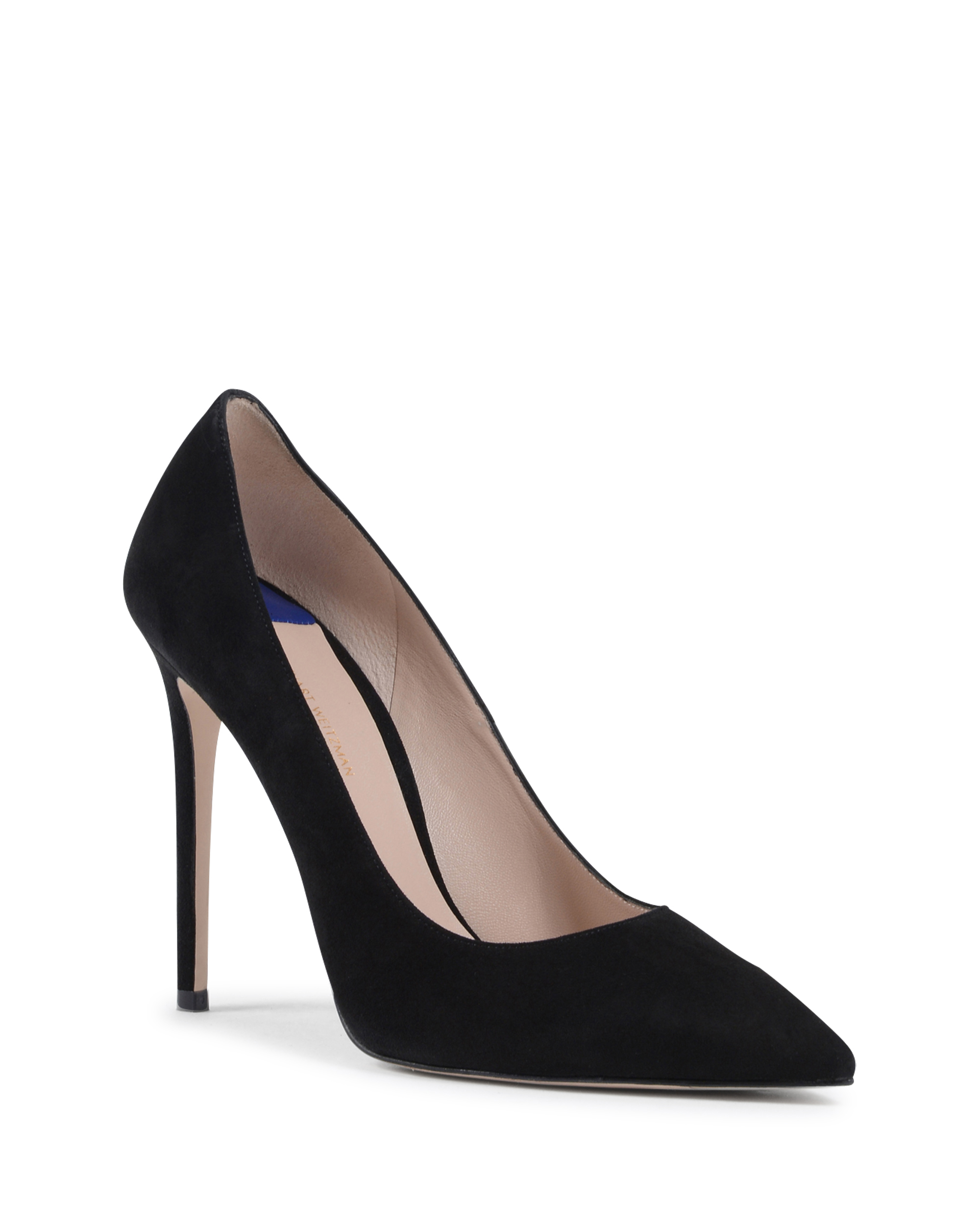 Stuart Weitzman - Zapatos de salón para mujer, color negro, LEIGH
