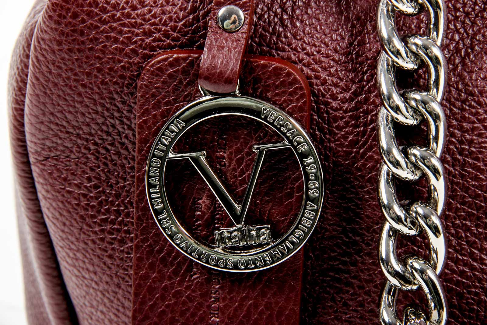 Bolso de mano para mujer V 1969 Italia V012 S BORDEAUX