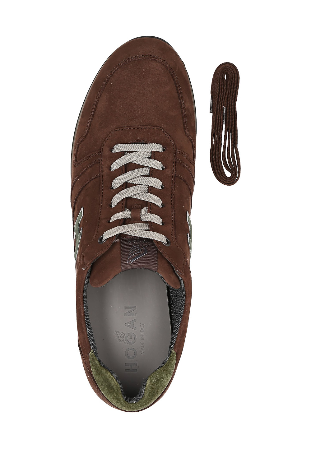 Hogan Mens Sneaker Dark Brown HXM1980R97066XW457G