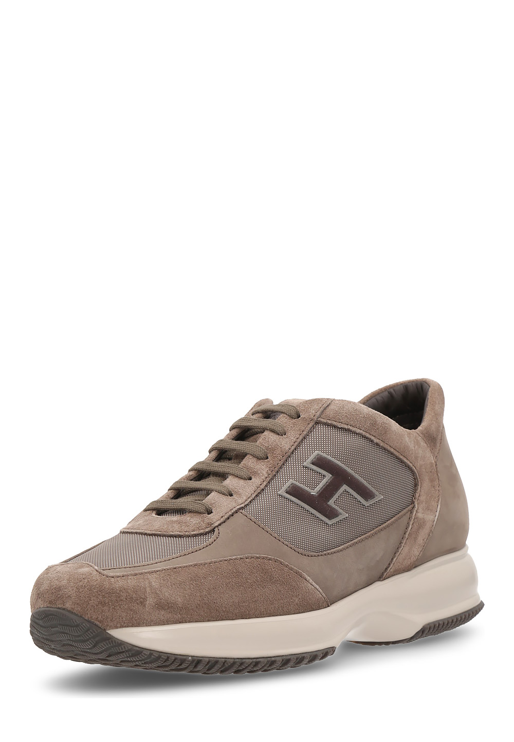 Hogan Mens Sneaker Beige Interactive HXM00N0Q10111T9468X