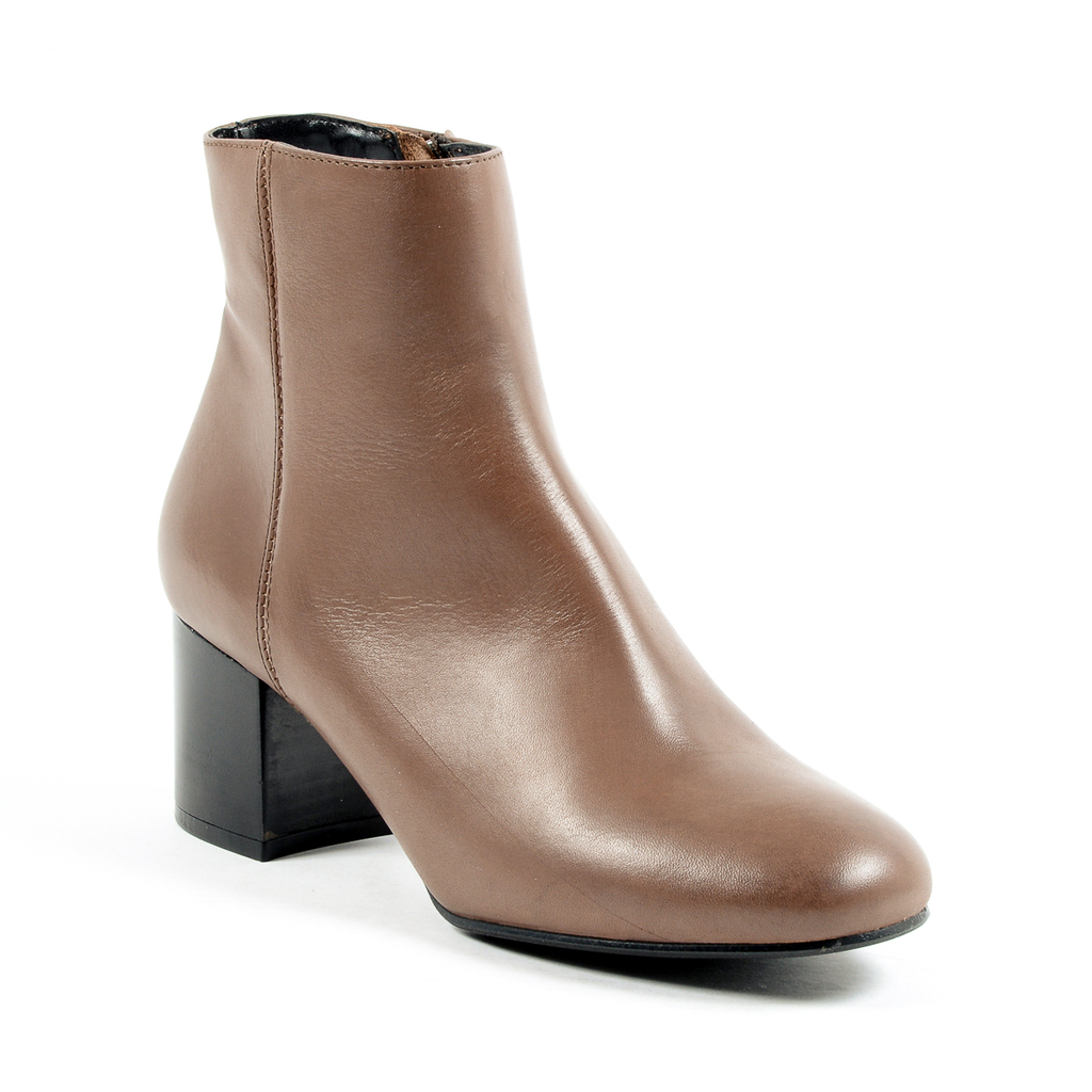 V 1969 Italia Womens Heeled Ankle Boot Brown MAD