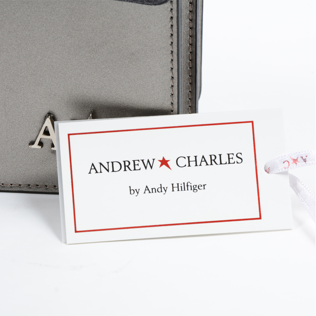 Andrew Charles Womens Handbag Silver RING
