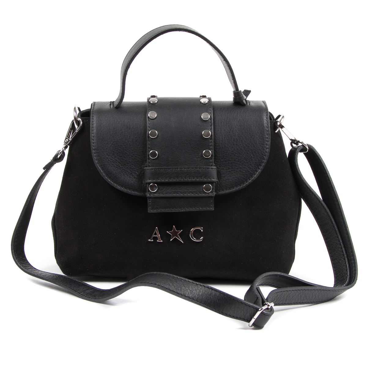 Bolso de mano para mujer Andrew Charles negro PAMELA