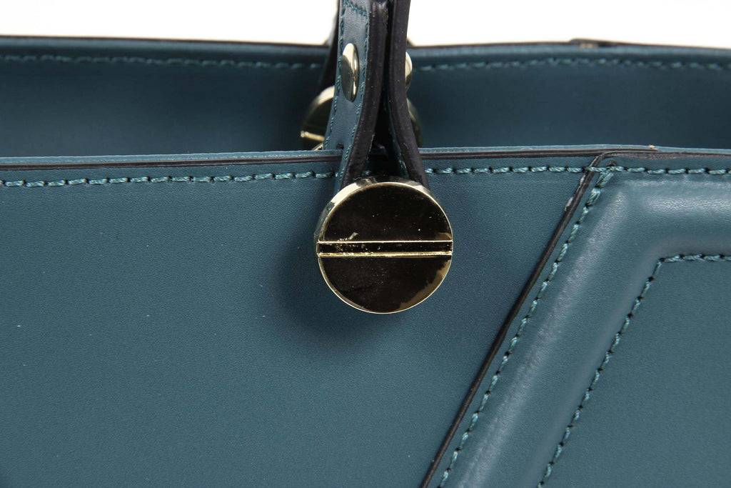 Bolso Mujer V 1969 Italia V008 RUGA PETROLIO