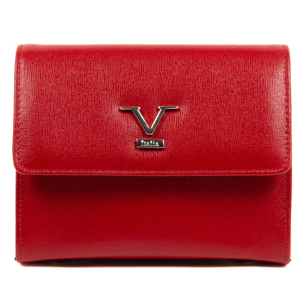 Bolso de mano para mujer V 1969 Italia rojo GENNY