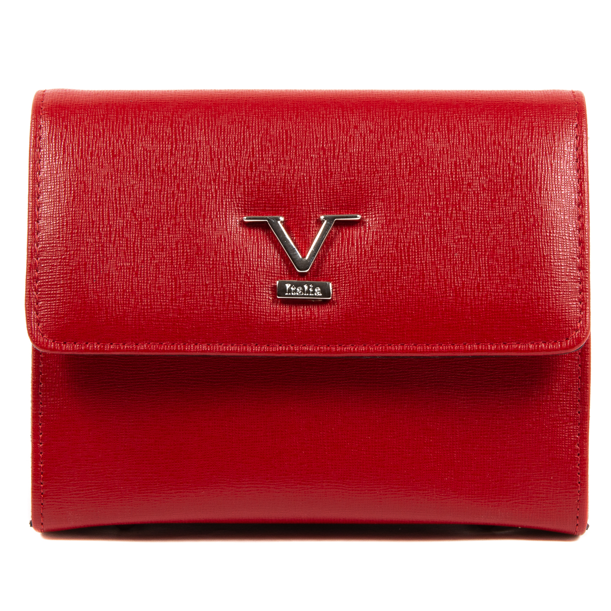 Bolso de mano para mujer V 1969 Italia rojo GENNY