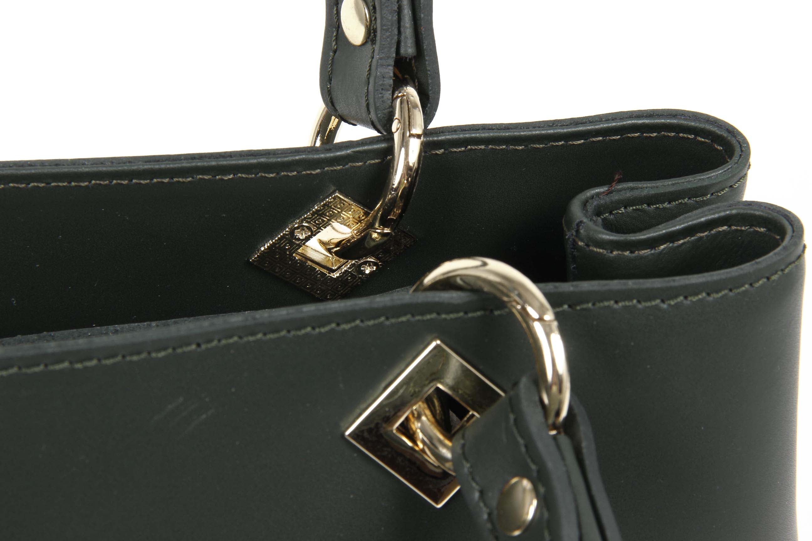 Bolso Mujer V 1969 Italia V004/2 RUGA VERDE BOTTIGLIA