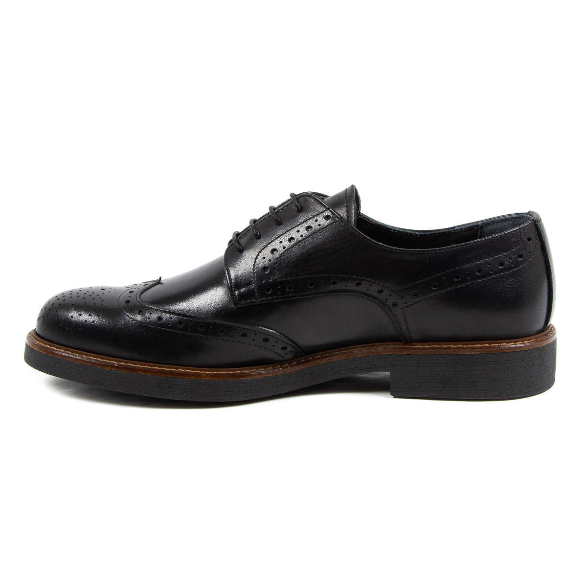 V 1969 Italia - Zapato brogue para hombre, color negro, VINCENT