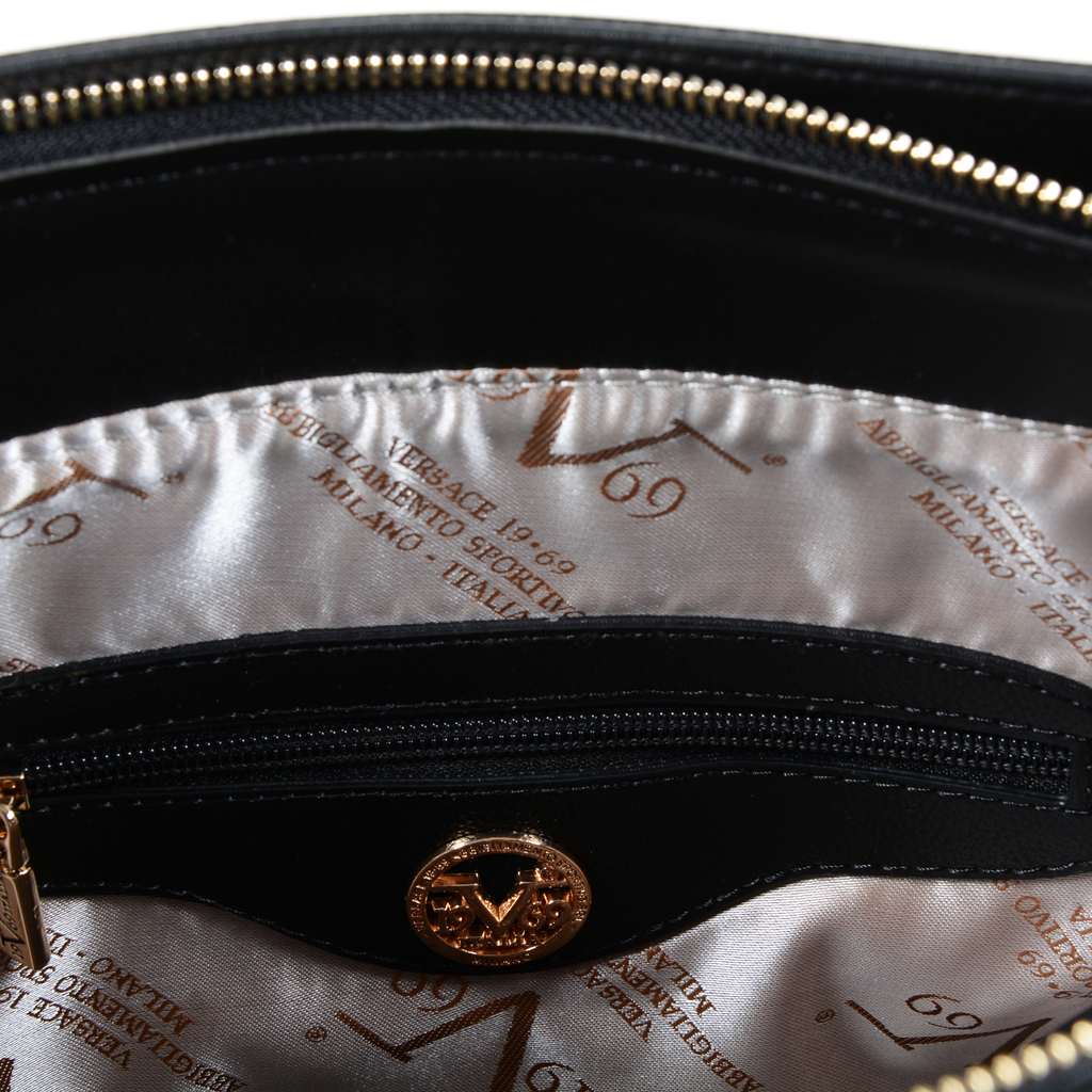 V 1969 Italia Womens Handbag Black PORTO