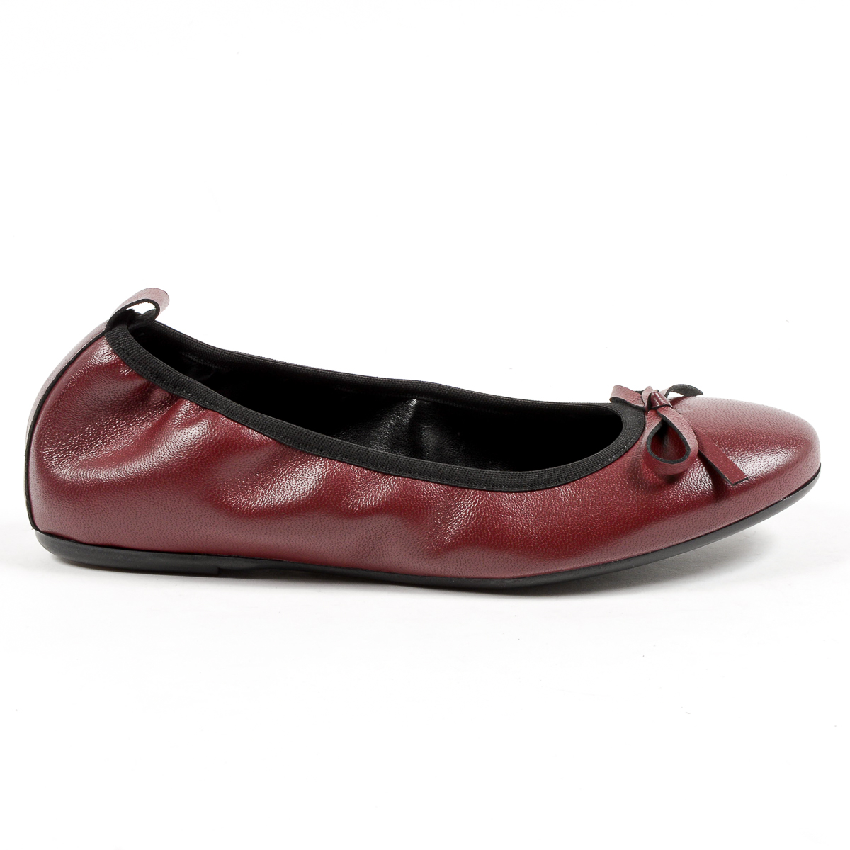 Andrew Charles Womens Soft Ballerina Bordeaux GWEN