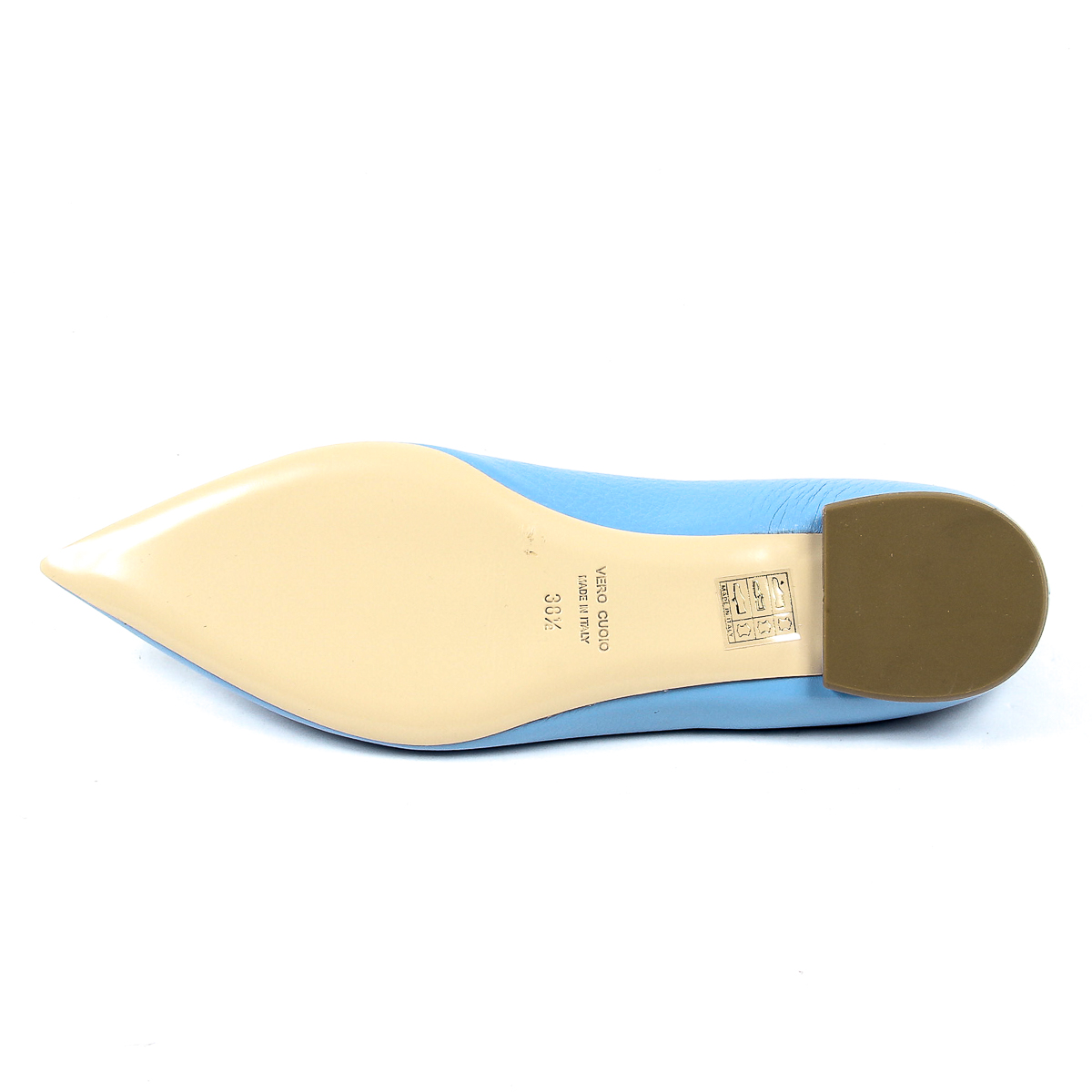 Andrew Charles Womens Ballerina Light Blue SONIA