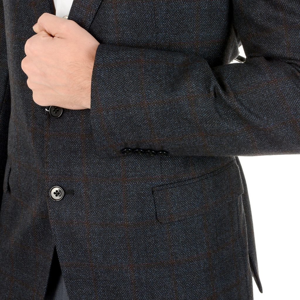 Armani Collezioni Mens Jacket Dark Blue