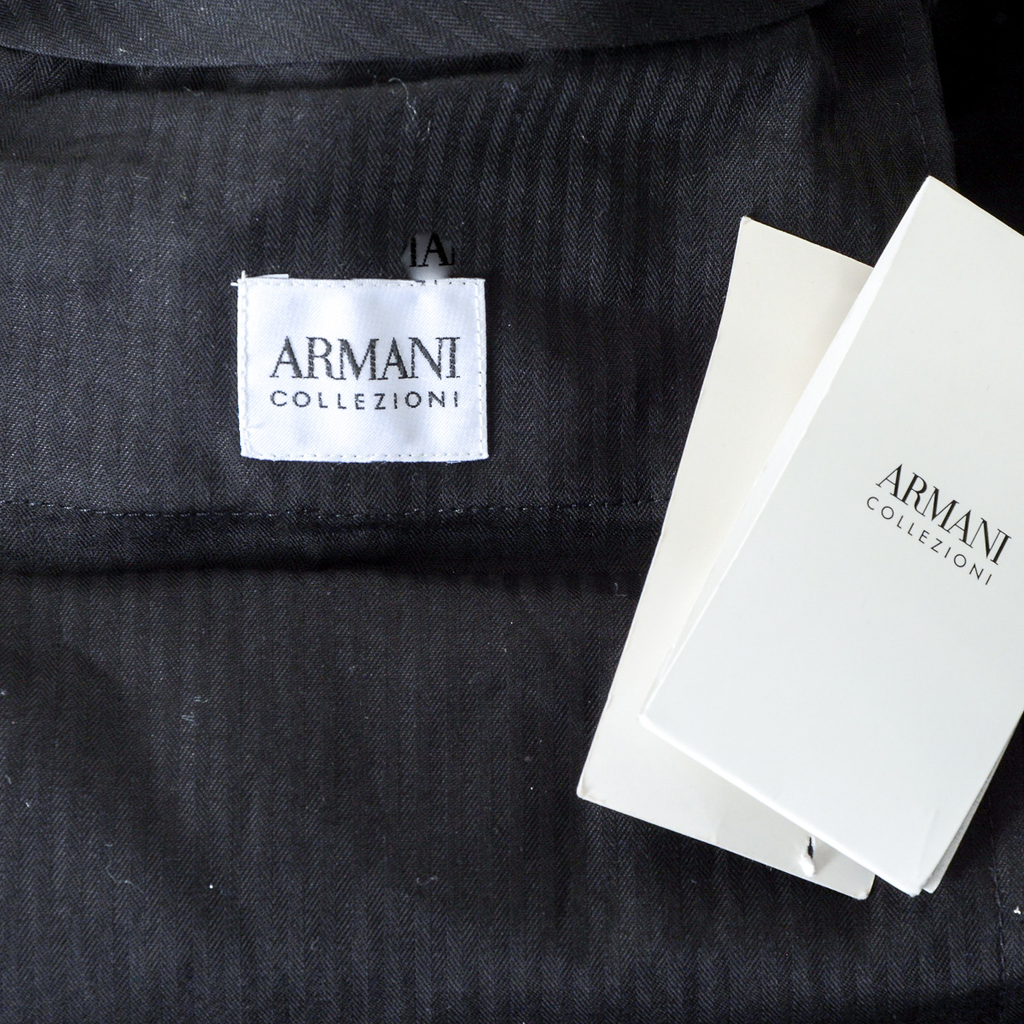 Armani Collezioni Mens Pants Dark Blue