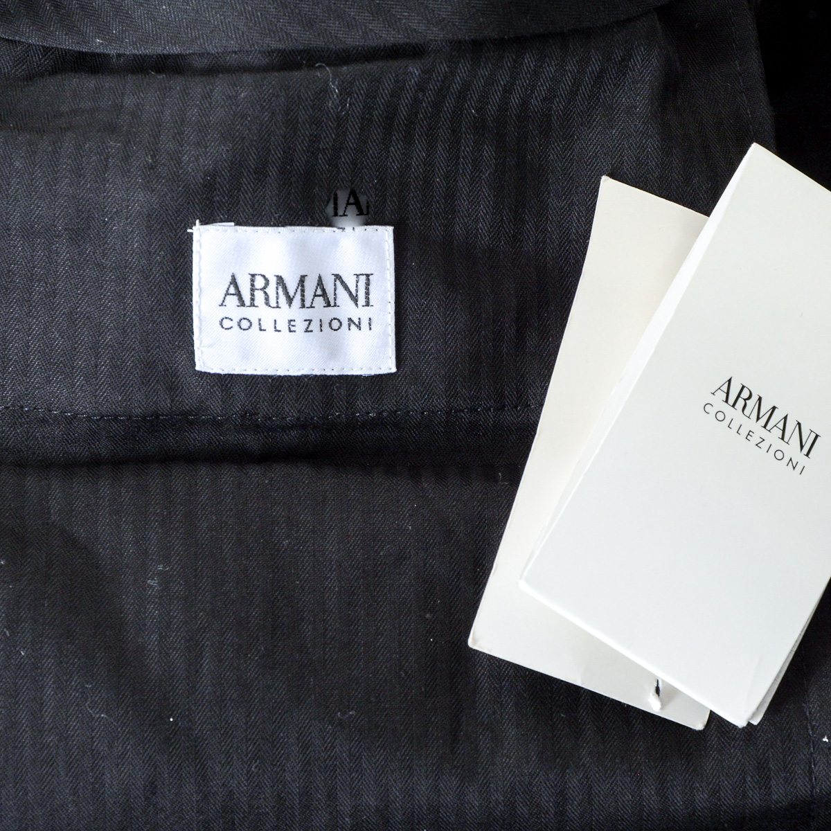Armani Collezioni Mens Pants Dark Blue